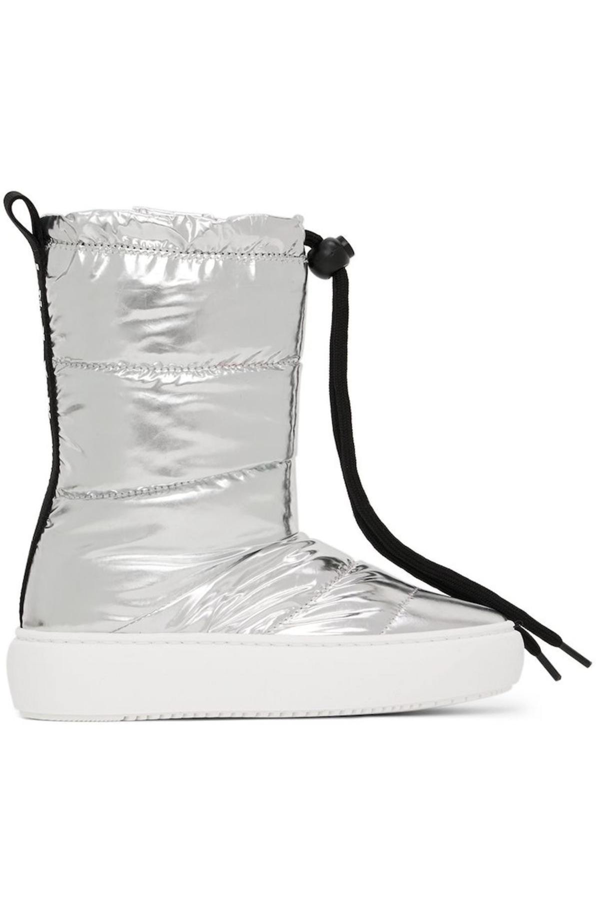 MARNI PADDED BOTKI SILVER R38