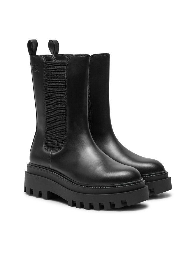 Calvin Klein Jeans Sztyblety Flatform YW0YW01542 Czarny R.39