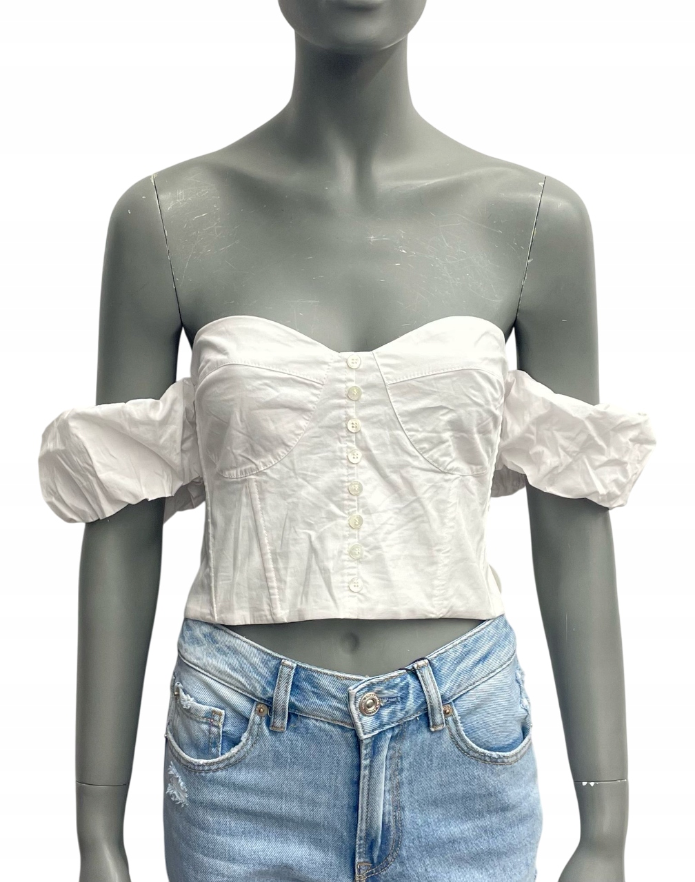 STAUD TOP BIAŁY DAMSKIE ROZMIAR XL