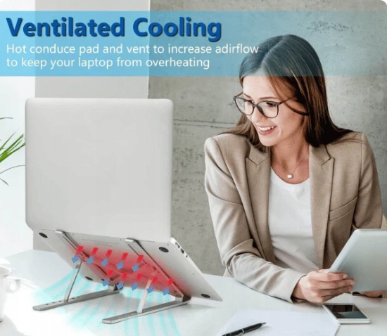 Podstawka do notebooka Techly składana