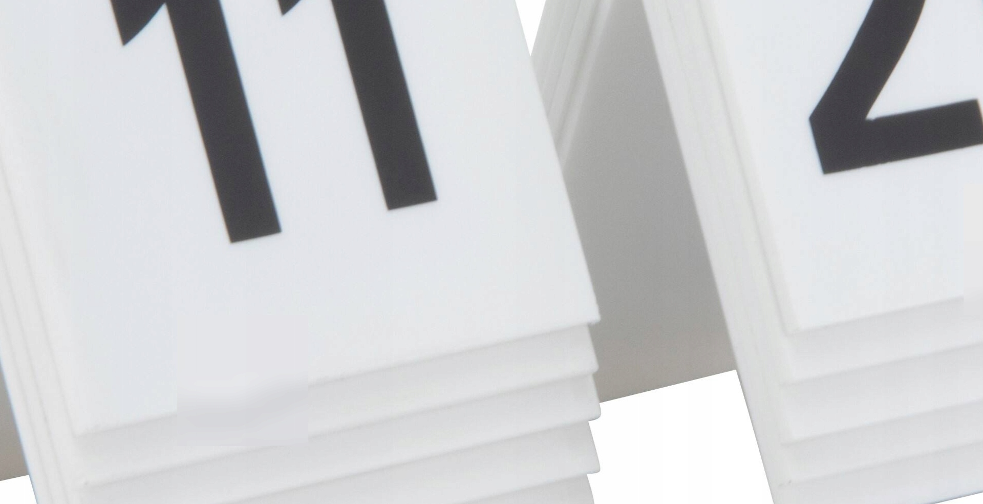 Securit Tabliczki stołowe, cyfry 11-20