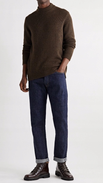 NN.07 Nick 6367 Sweater BRĄZOWY M