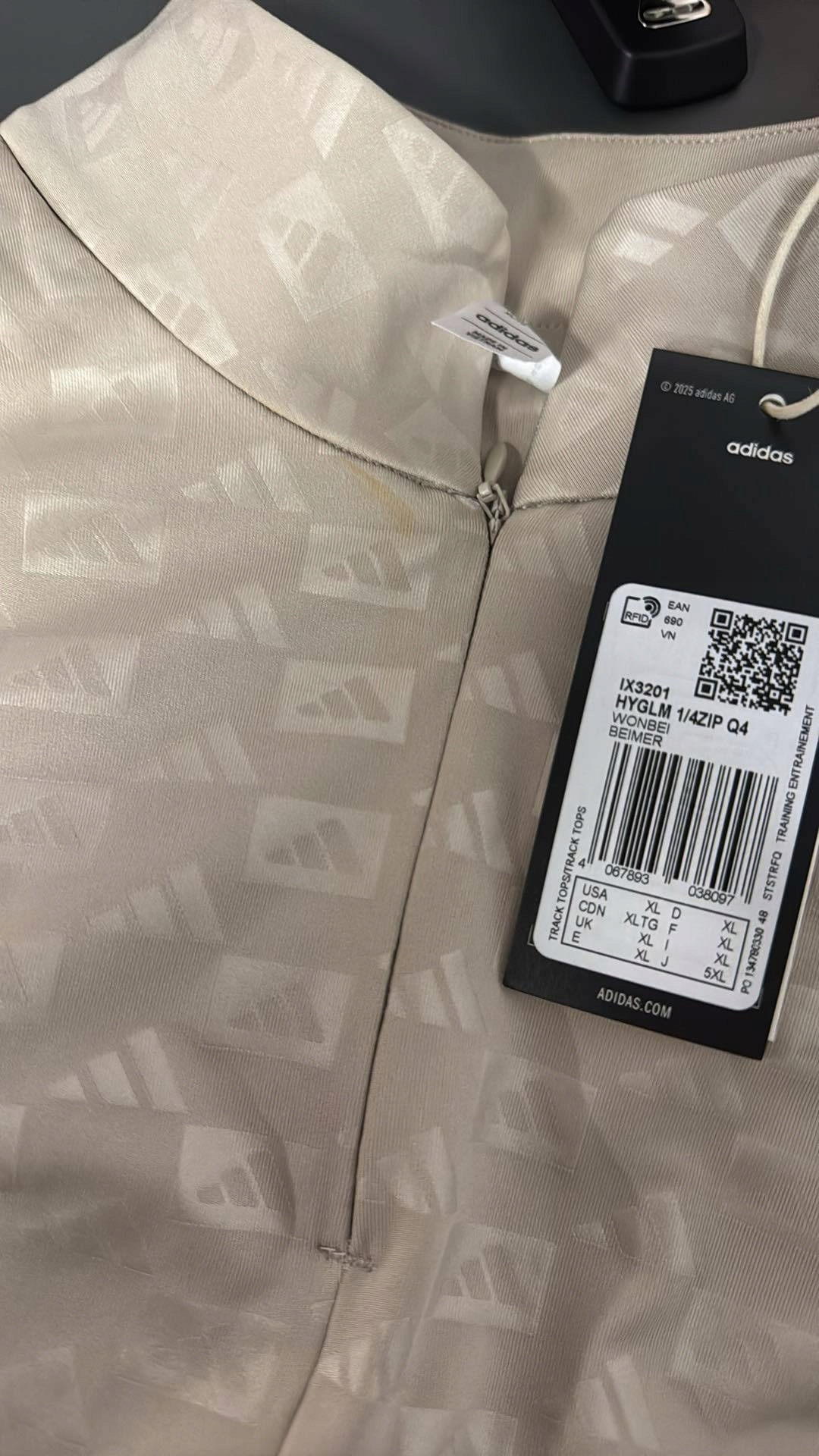 Top treningowy ADIDAS Hyperglam Emboss XL