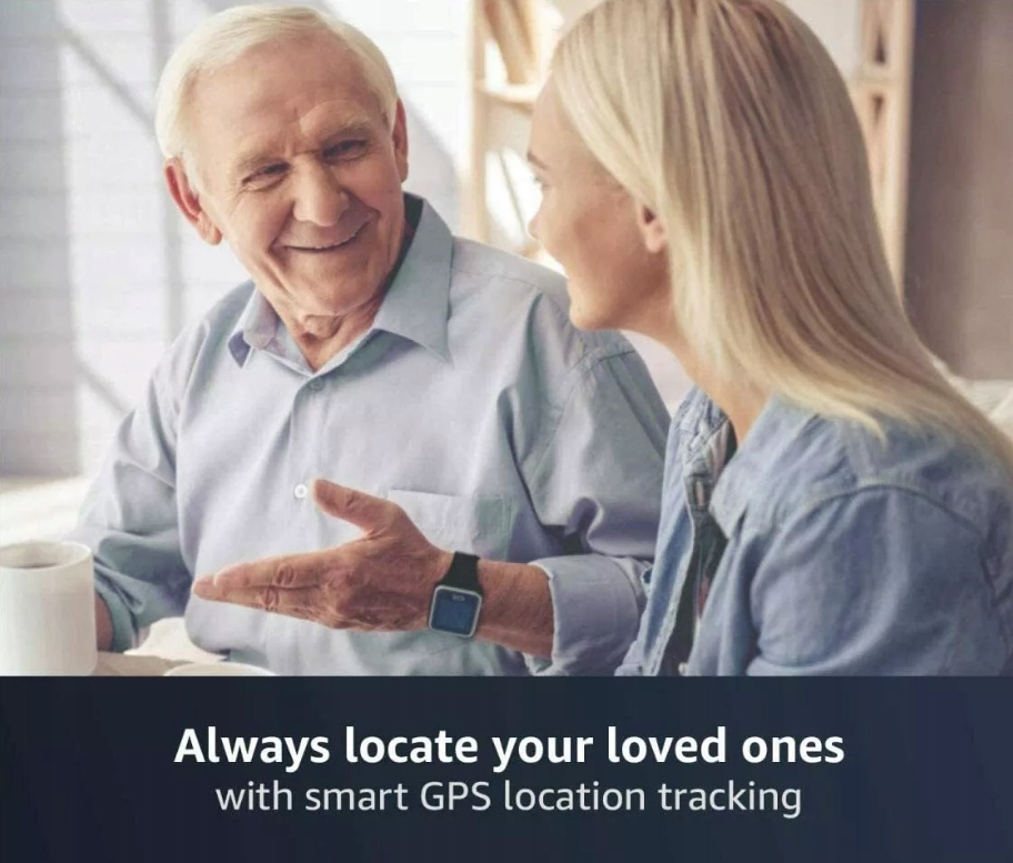 Zegarek osób starszych z alarmem SOS i lokalizatorem GPS CPR Guardian 2