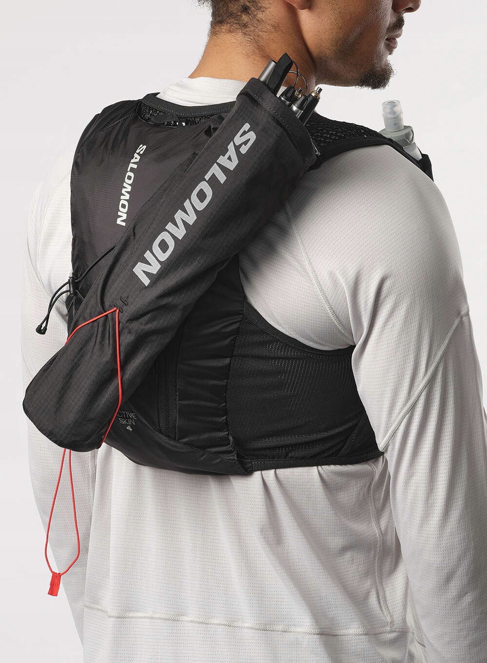 Salomon Active Skin 8 Unisex Running Hydration Vest Hiking Trail With Flask