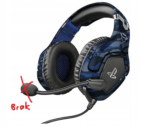 Headset Trust Gaming GXT 488 Forze PS4 niebieski
