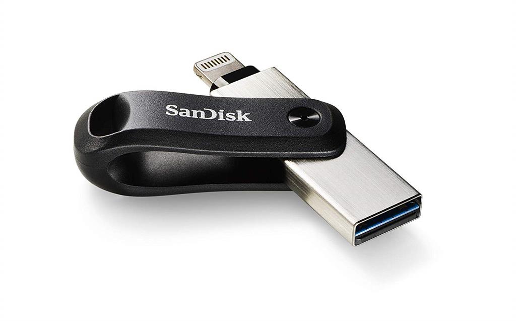 Pendrive SanDisk iXpand Go 128 GB Lightning, USB 3.0 czarny