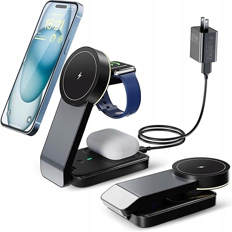 Ładowarka Bezprzewodowa MagSafe 15W 3w1