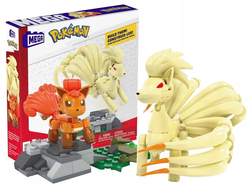 MEGA CONSTRUX KLOCKI 145 el POKEMON VULPIX EWOLUCJA