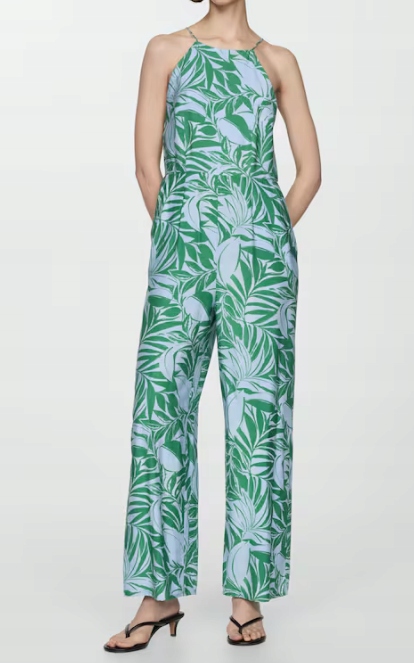 MANGO Kombinezon wzór w kwiaty M