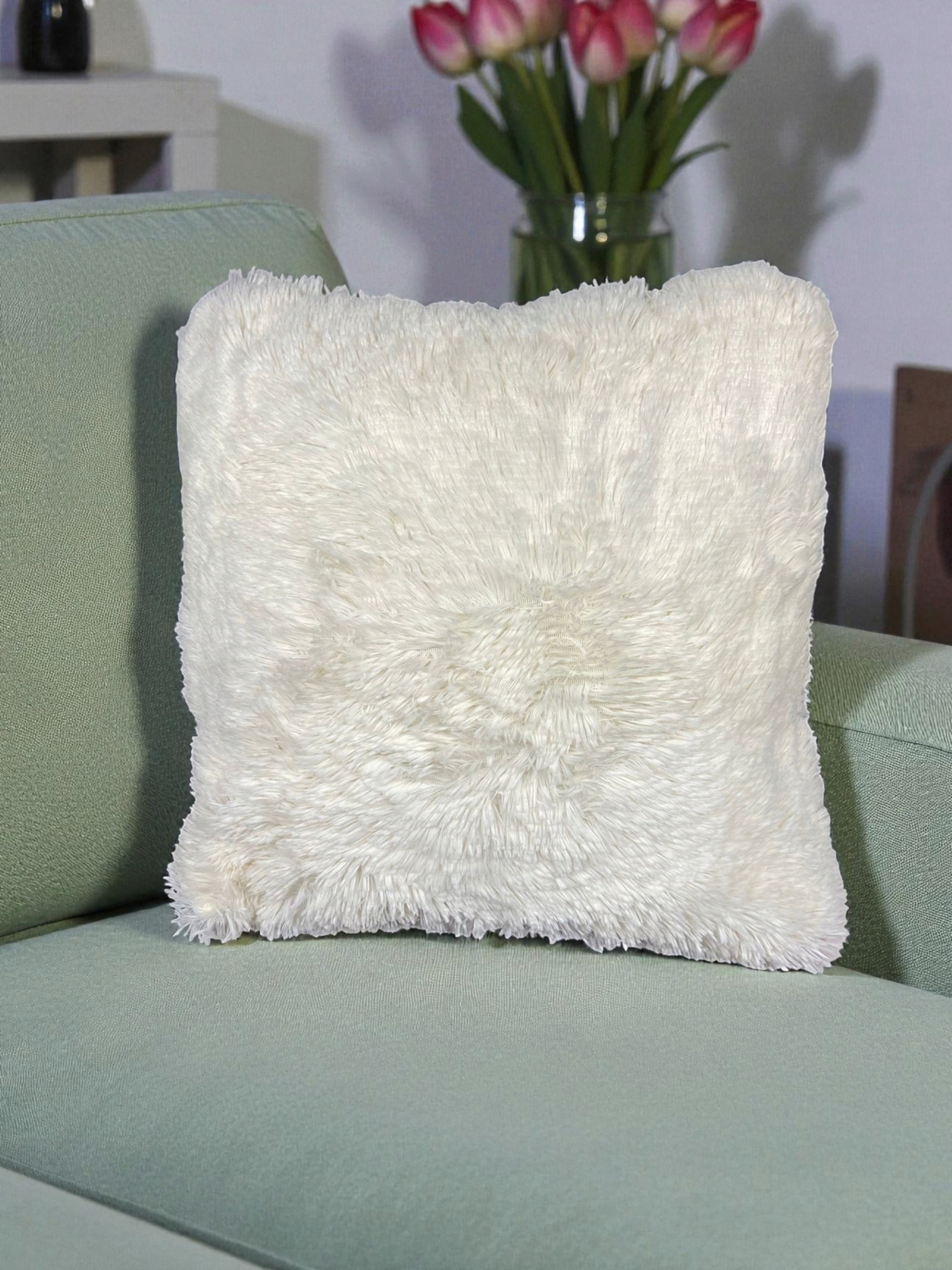 NATIVE NATURAL White Curly Cus45 50x50cm