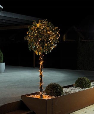 KONSTSMIDE zewnętrzny LED 240 bursztynowych