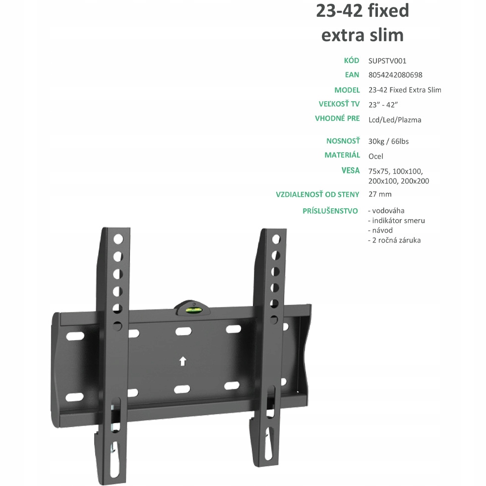 Uchwyt na telewizor Super Ego FIXED