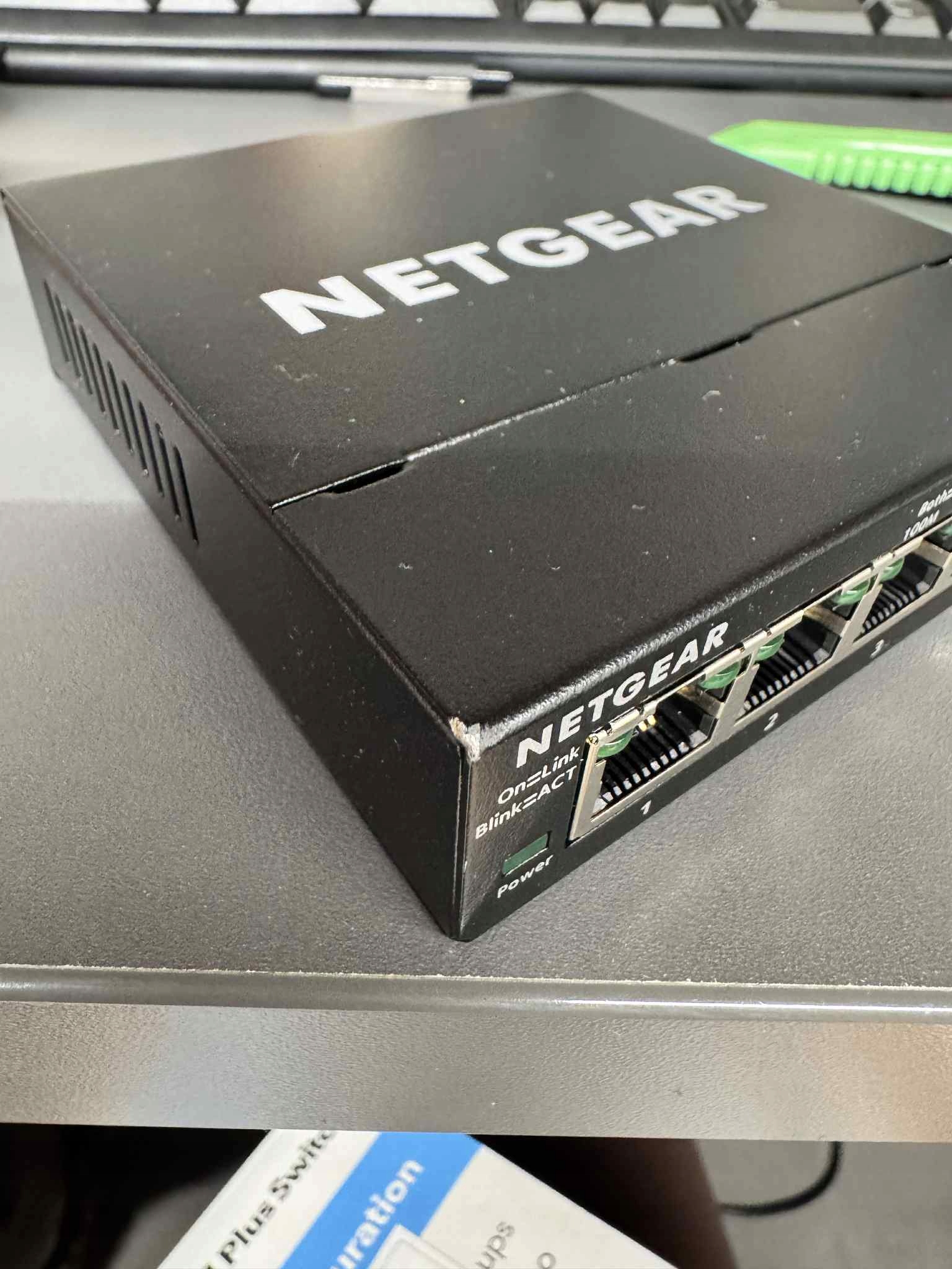 NETGEAR GS305E 5-Port Gigabit Ethernet Smart Managed Plus