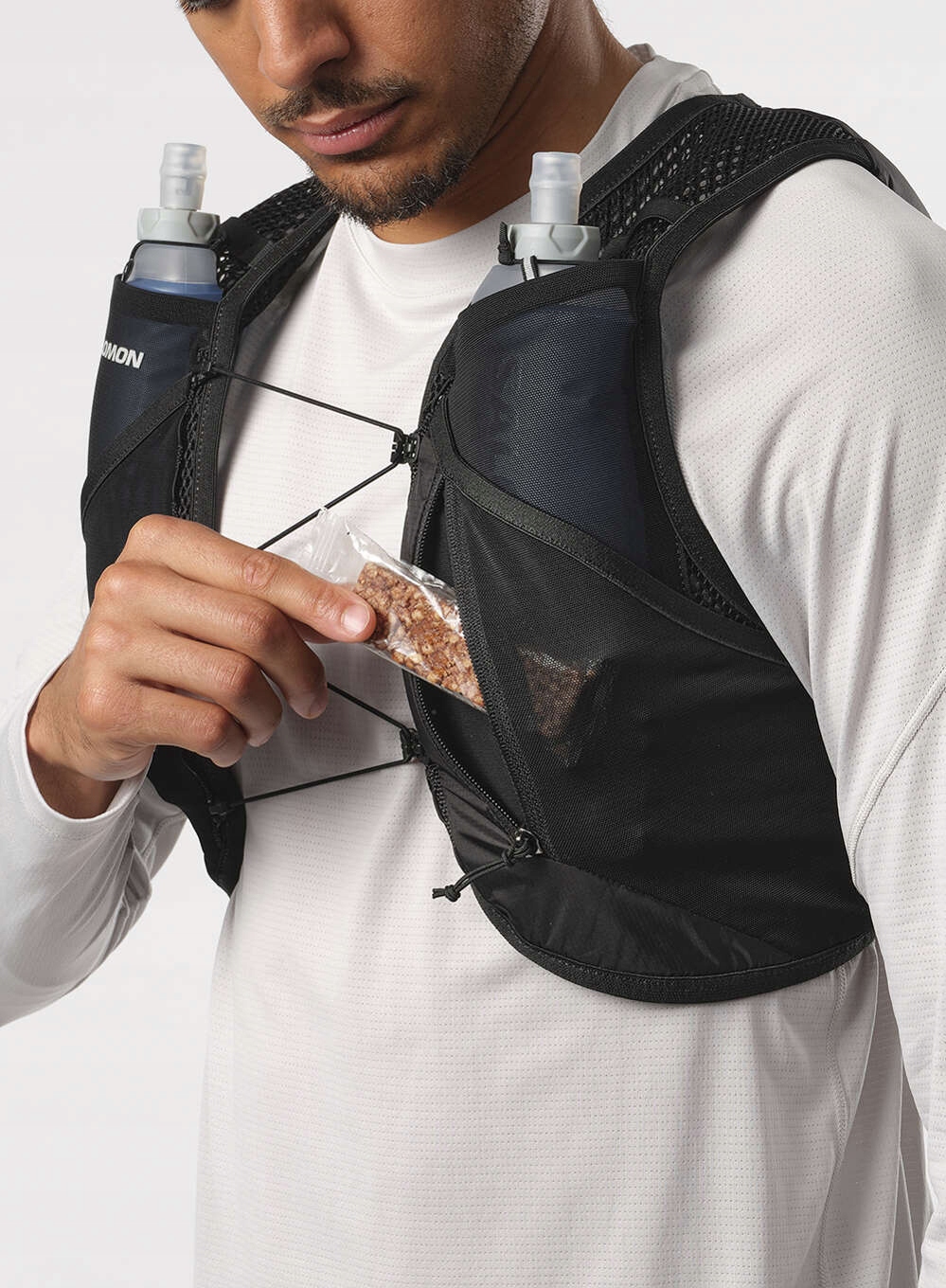 Salomon Active Skin 8 Unisex Running Hydration Vest Hiking Trail With Flask