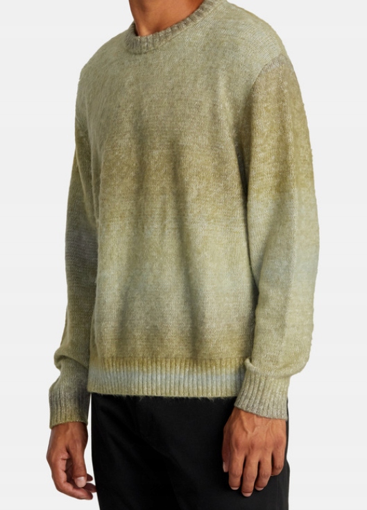 RVCA Sweter ze sztucznego włosia dla mężczyzn M