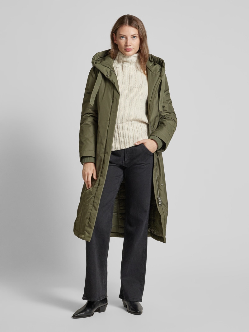 Paska o kroju regular fit z kapturem z twillu poliestrowego Marc O'Polo r42