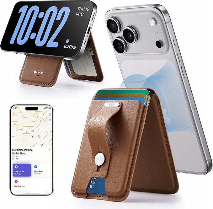 ESR Portfel MagSafe (HaloLock), portfel magnetyczny Geo iPhone