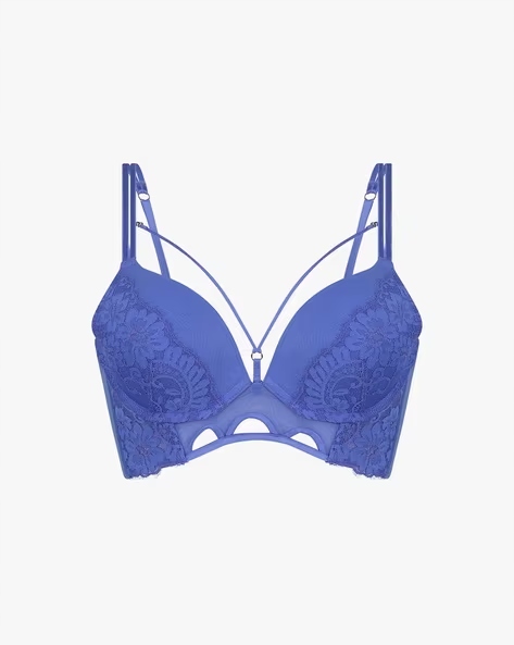 HUNKEMOLLER Biustonosz push-up z fiszbinami Lidia 75A