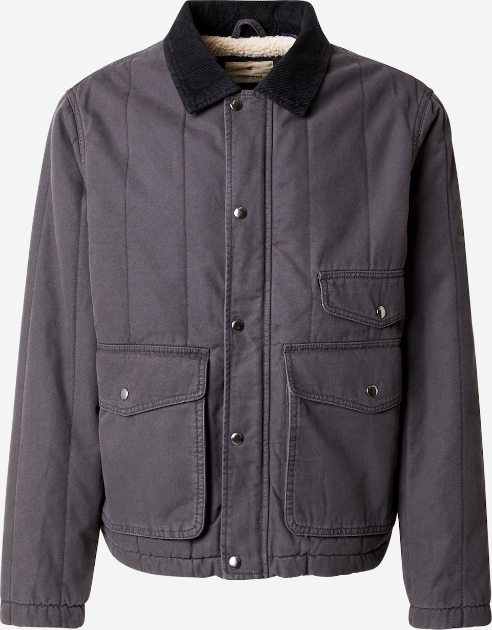 JACK & JONES Kurtka przejściowa 'BLUCOMO' w kolorze Szary