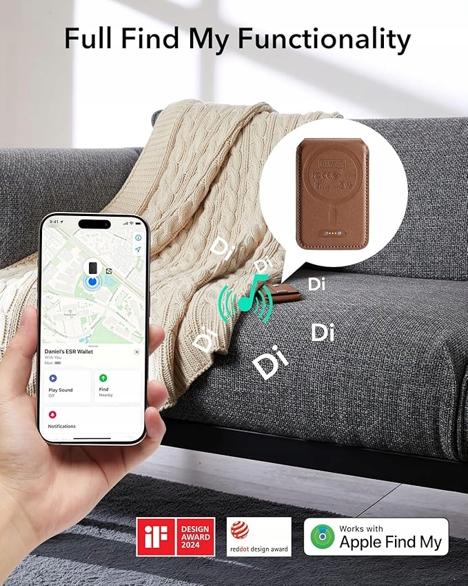 ESR Portfel MagSafe (HaloLock), portfel magnetyczny Geo iPhone