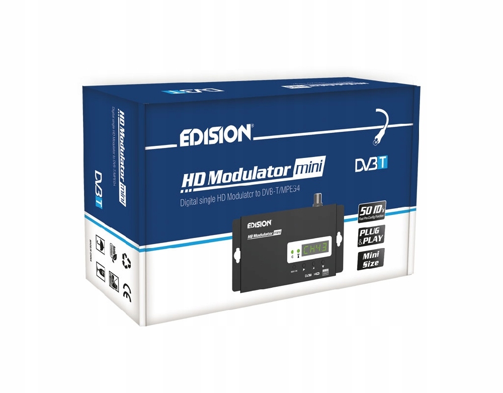Modulator HDMI Cyfrowy DVB-T Edision Mini Hollex