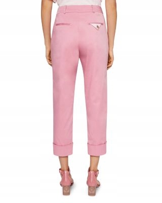 Spodnie bawełniane TED BAKER LONDON Saydii Deep Cuff Stretch roz.2