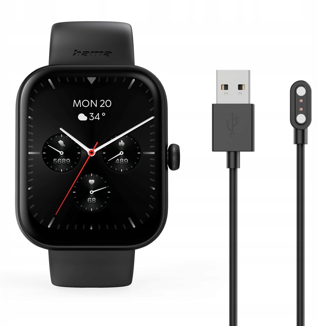 Smartwatch Hama Fit Watch 5000 czarny