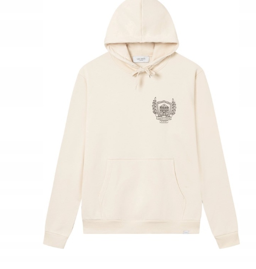 Les Deux Męskie Chad Bluzy z kapturami Ecru M
