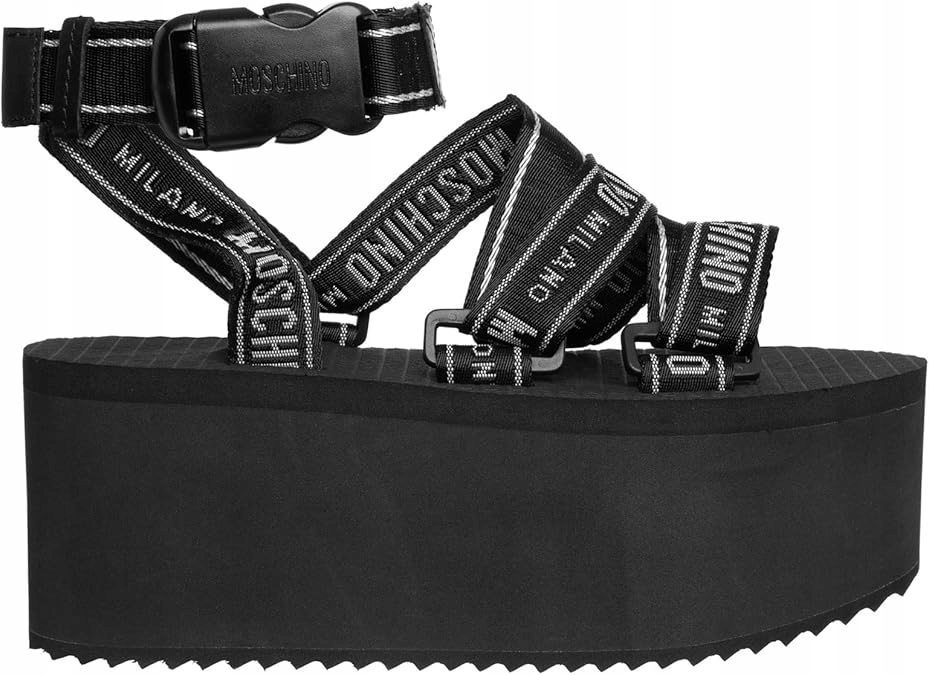 MOSCHINO WEDGE - Platform Sandały R36