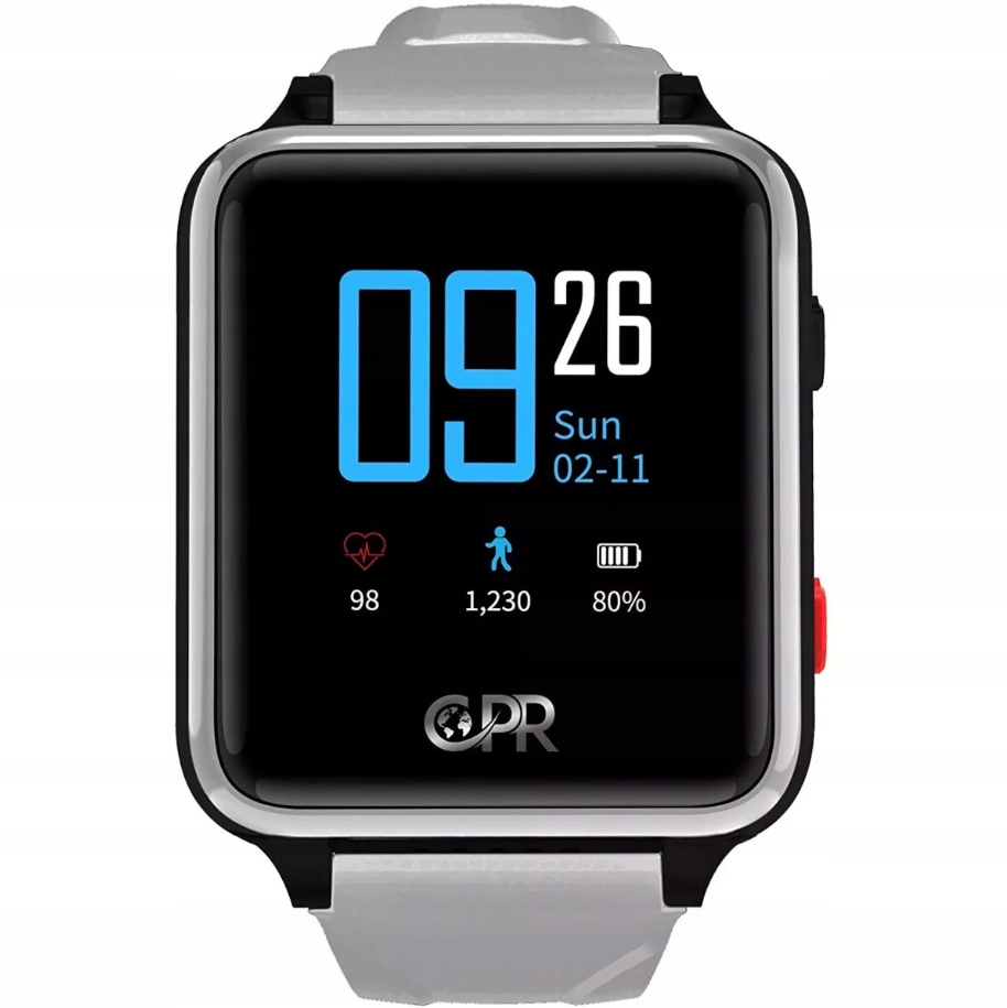 Zegarek osób starszych z alarmem SOS i lokalizatorem GPS CPR Guardian 2