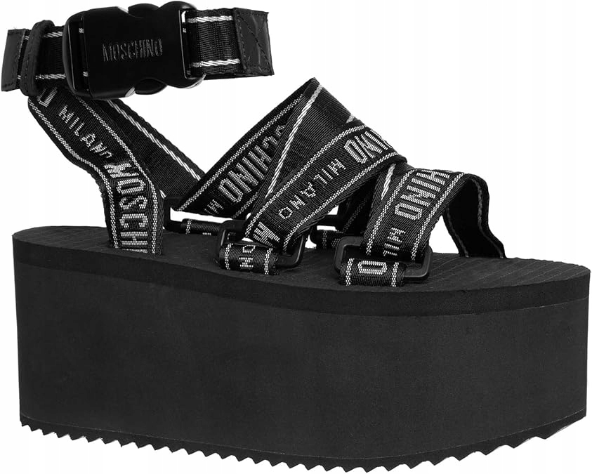 MOSCHINO WEDGE - Platform Sandały R36