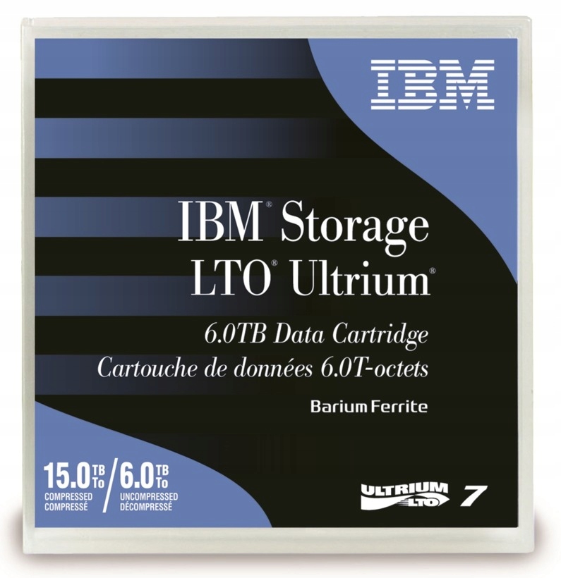 Taśma skompresowana IBM LTO-7 Ultrium 6/15TB