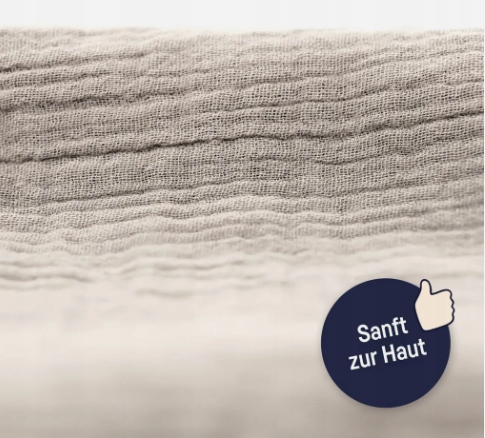 Julius Zöllner Łóżko muślinowe wąż 180 cm - piaskowe