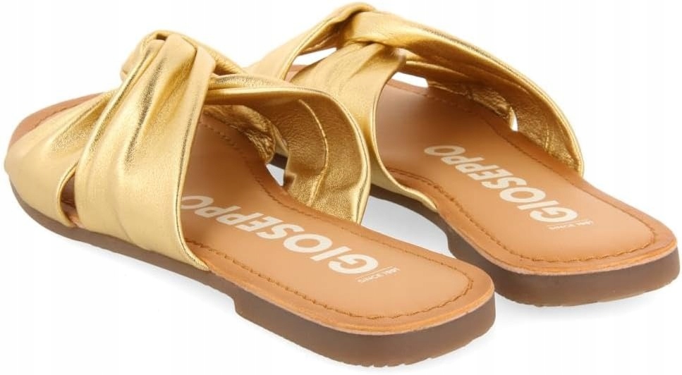 Klapki złote Gioseppo r.37