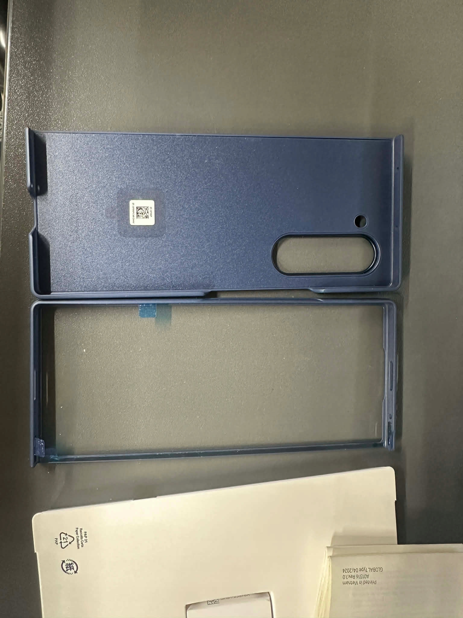 Plecki Samsung do Samsung Galaxy Fold niebieski