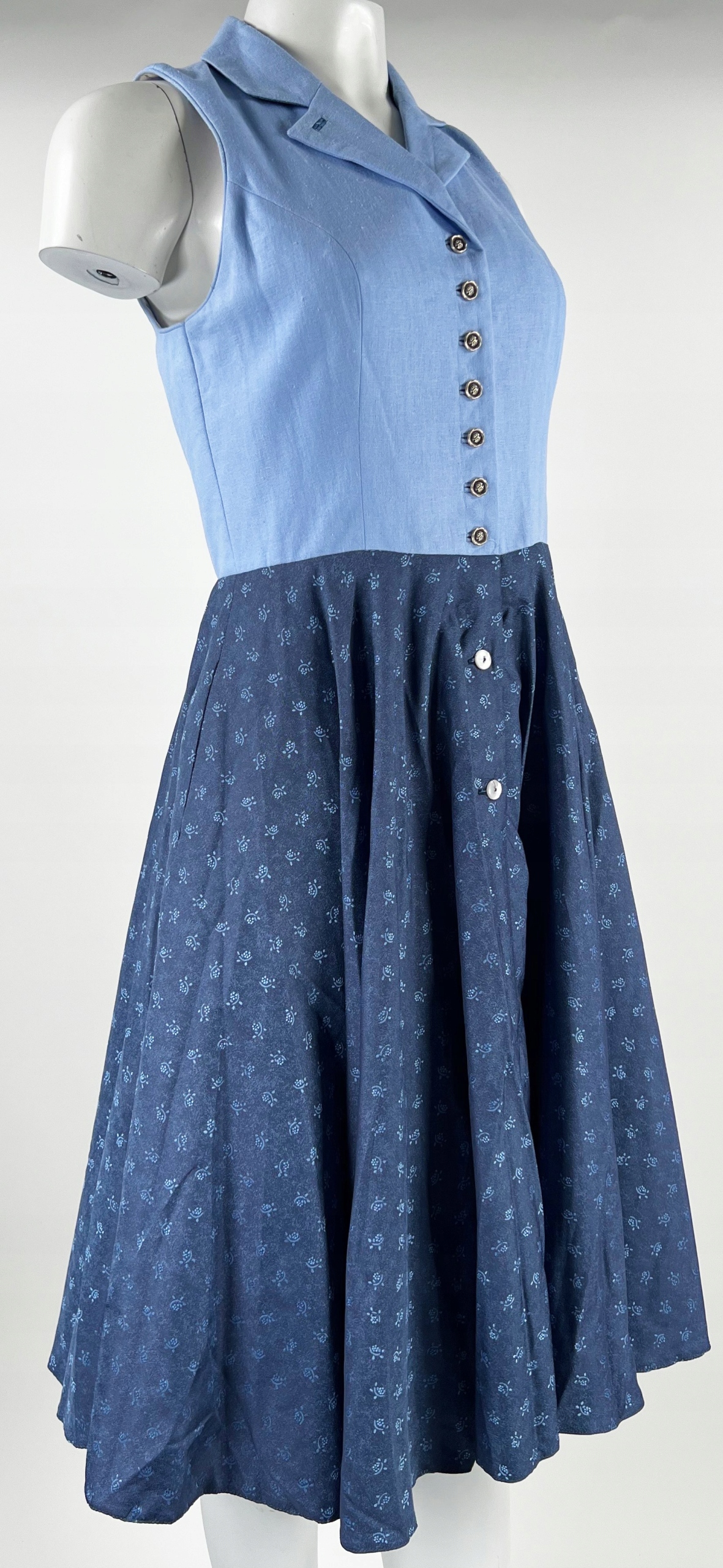 JULI VON CS sukienka koktajlowa retro midi rozmiar 40