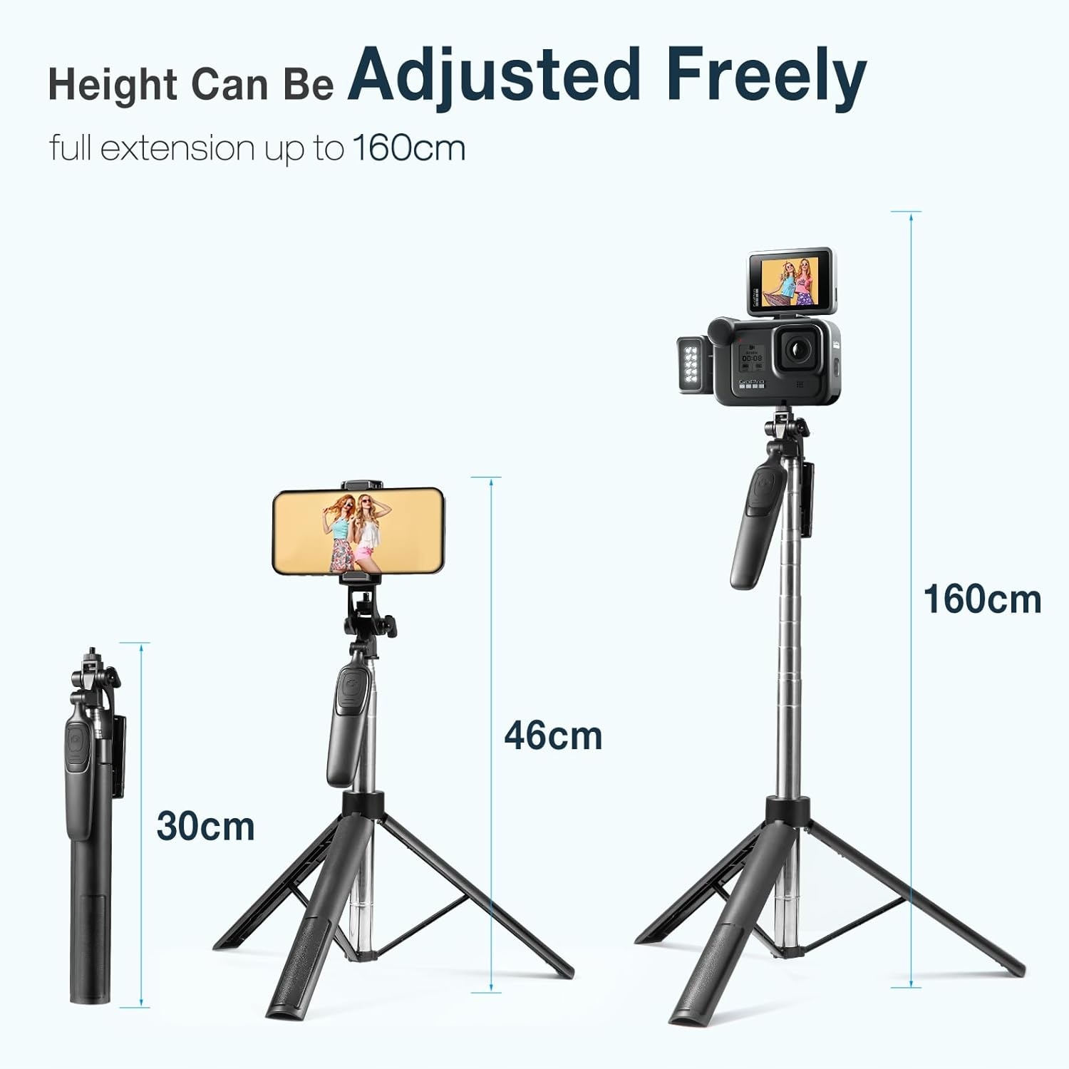 Vinabo 3 w 1 Kijek do selfie Bluetooth, statyw do smartfona 4C1