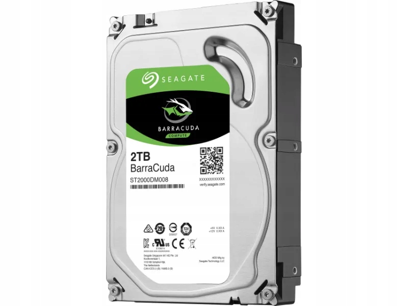 Dysk twardy Seagate BarraCuda Compute ST2000DMZ08/DM008 2TB SATA 3,5"