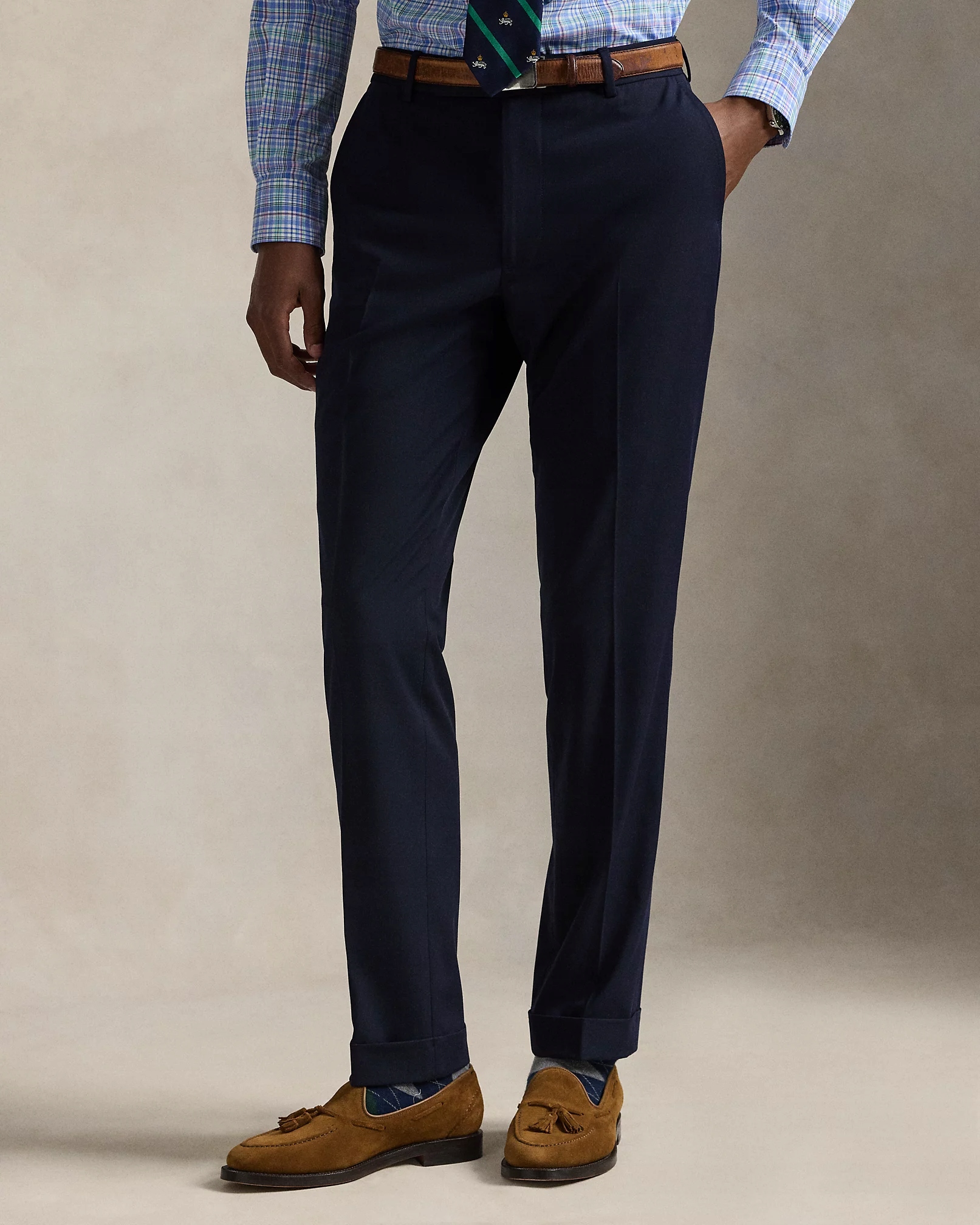 Polo Ralph Lauren spodnie eleganckie męskie niebieski rozmiar 36/32