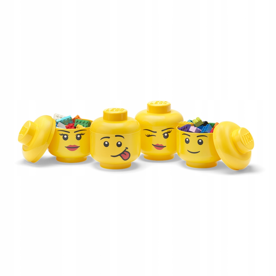 LEGO MINI POJEMNIK GŁOWA 4X -ZESTAW XS 0,36L