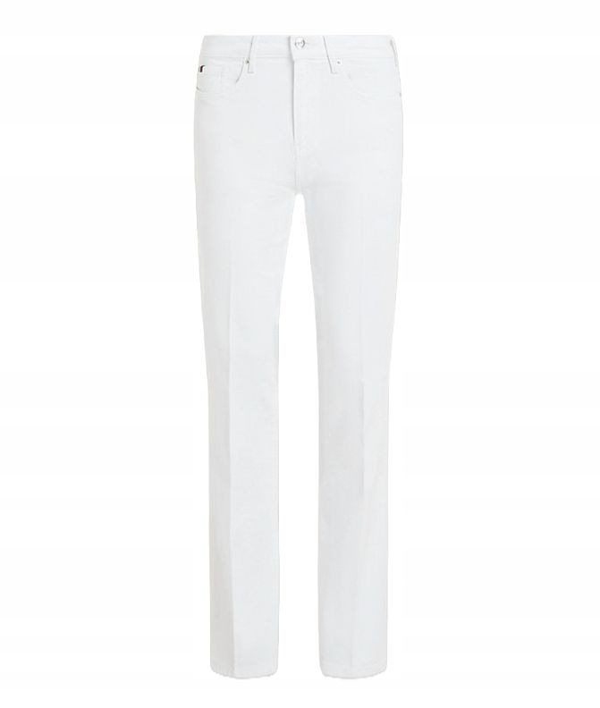 Tommy Hilfiger Jeansy Bootcut WW0WW41304 Biały Regular Fit