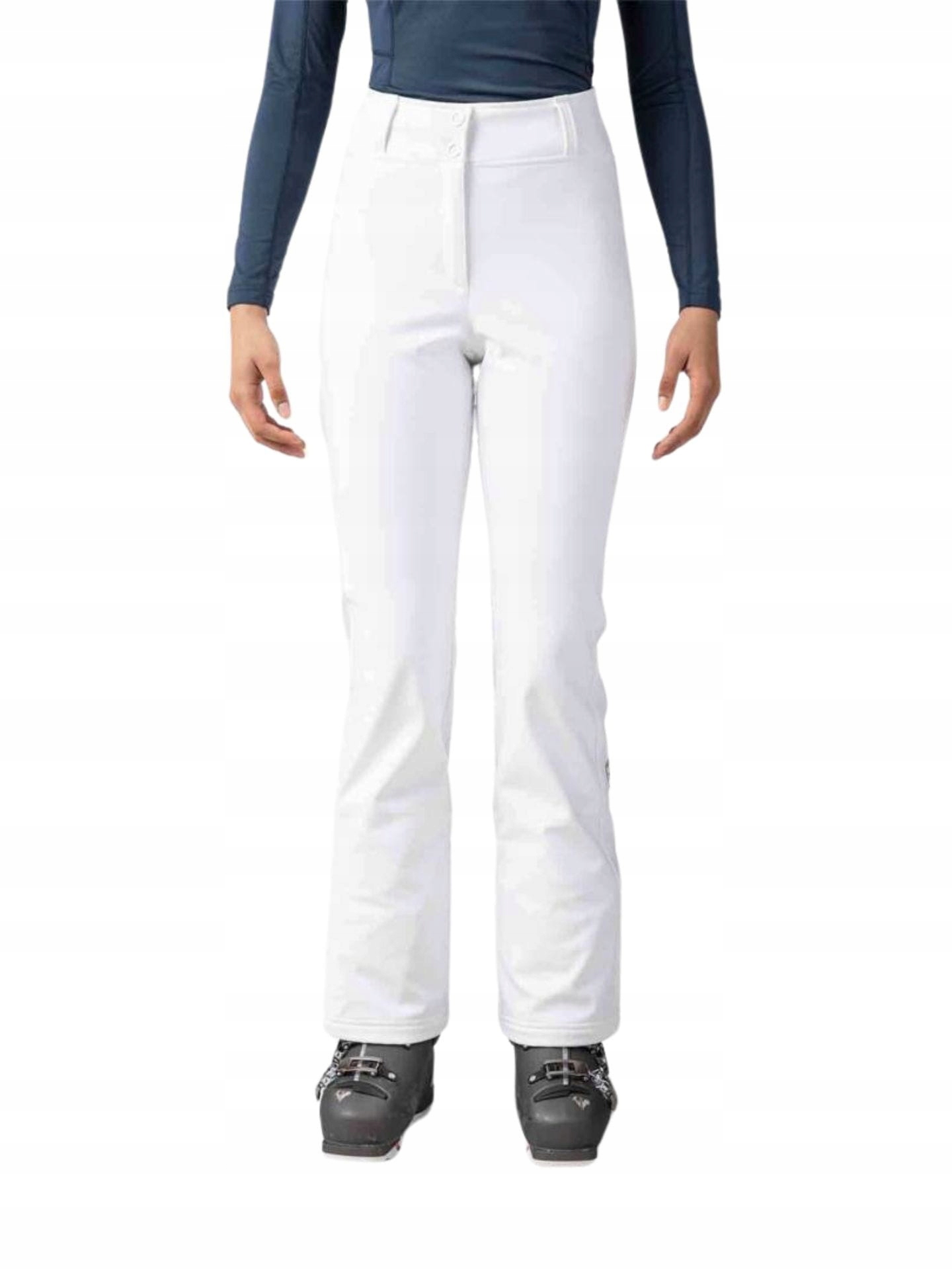 Spodnie Rossignol damskie W Ski Softshell Pant białe - XL