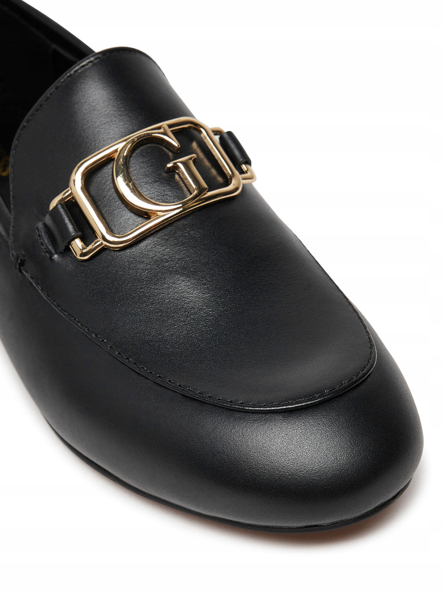 GUESS ORYGINALNE MOKASYNY SKÓRA LORDSY WSUWANE CZARNE 38