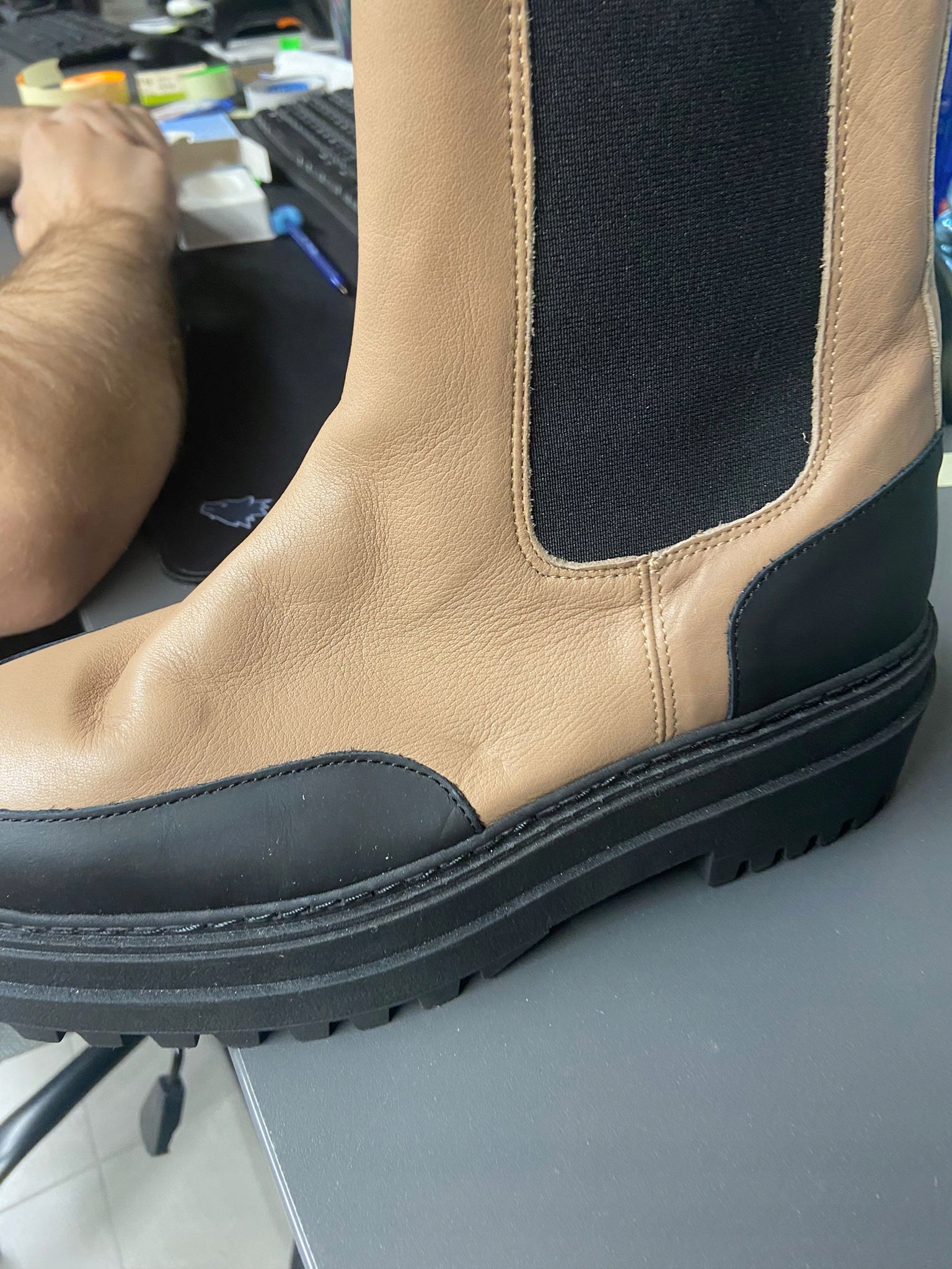 Selected Femme Pre-owned Botki na platformie R38