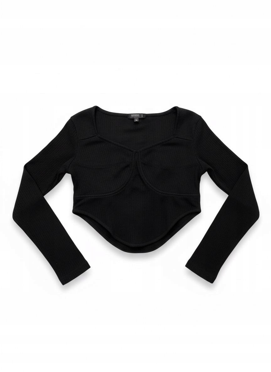 MISSGUIDED TALLRIBBED CORSET STYLE TOP 44