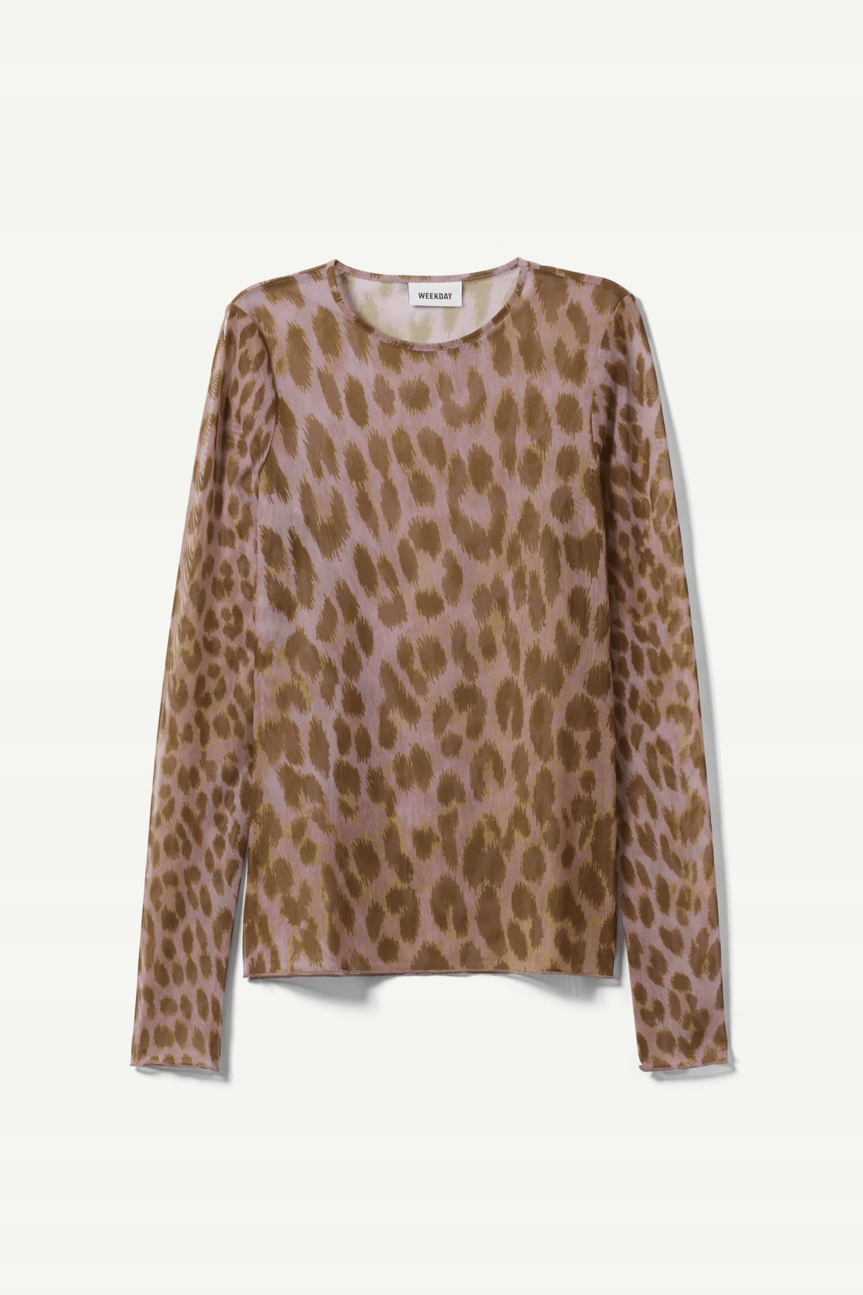 Weekday blur printed long sleeve roz.S