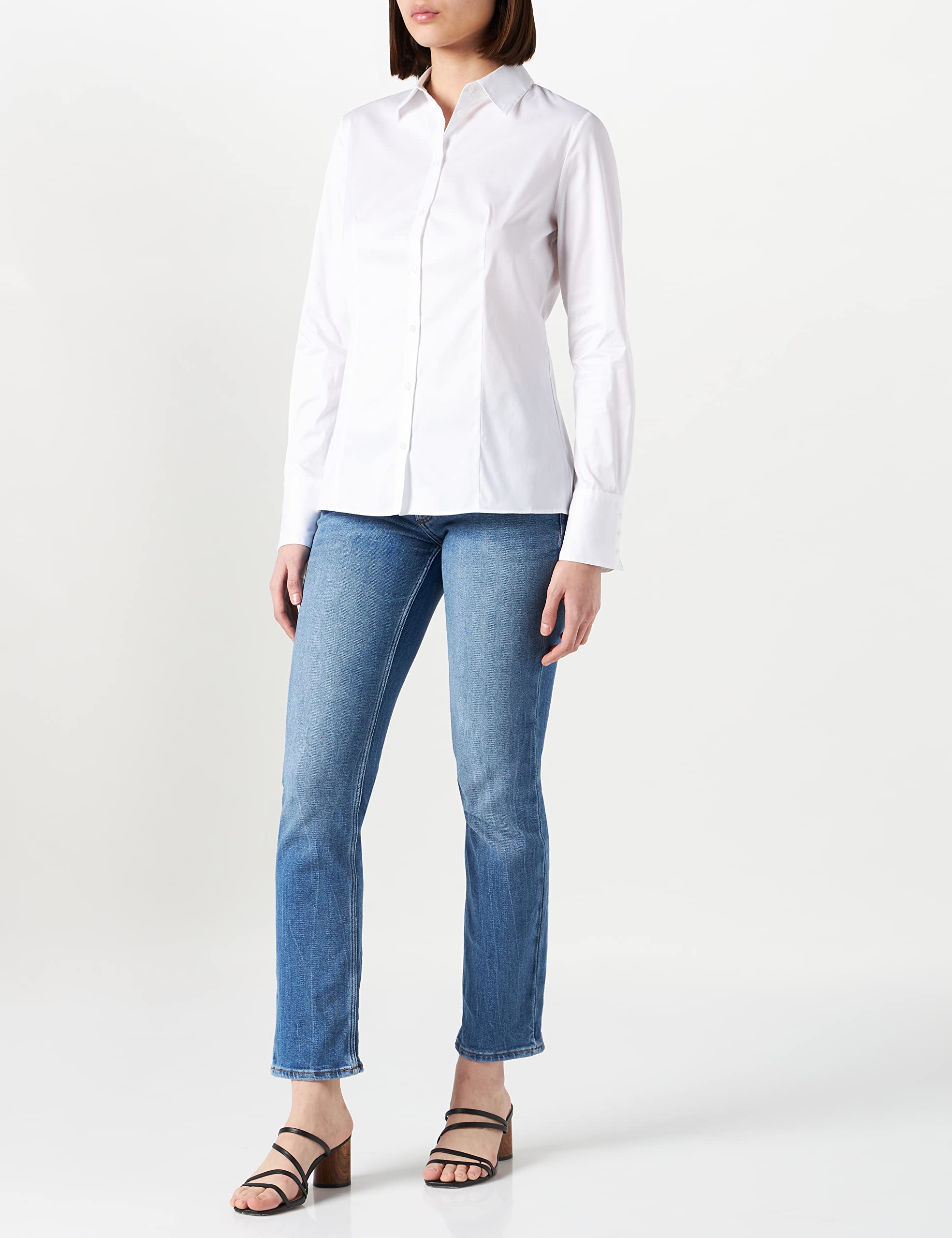 R5298 HUGO BOSS KOSZULA DAMSKA BIAŁA R.38