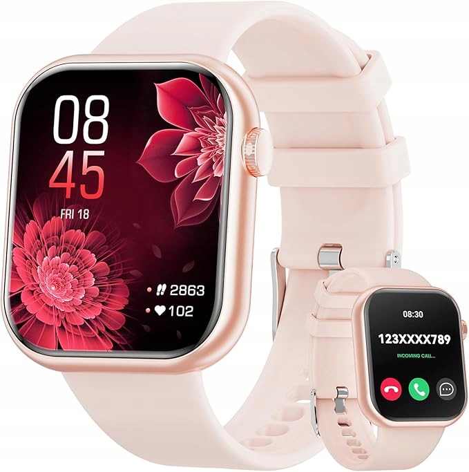 Smartwatch dla mężczyzn i kobiet, ekran smartwatcha z Bluetooth