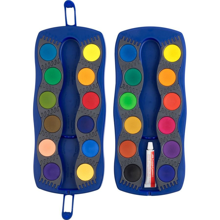 Farby akwarelowe FABER-CASTELL Connector 24 kol